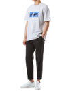 MSGM Logo Square Waterful Tee 124511326 [P]