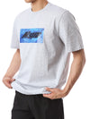 MSGM Logo Square Waterful Tee 124511326 [P]