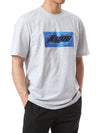MSGM Logo Square Waterful Tee 124511326 [P]
