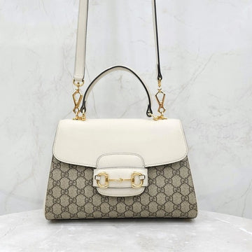GUCCI ホースビット 1955 トップハンドル ミディアム ショルダーバッグ 702049 7217 163154809 [P]