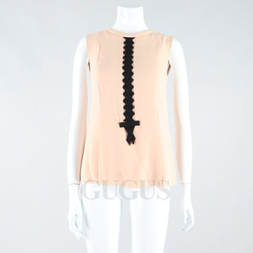 MOSCHINO Seiden Ärmelloses Top 122912