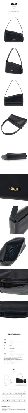 STAUD Damen Akut Schultertasche 288 9612 BLK 28975692 [P]