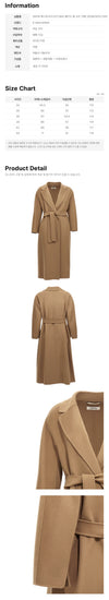 MAXMARA Belted Wool Coat Camel 162356516 [P]
