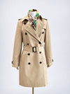 Burberry Long Trench Coat Harbourne Honey 80089761 162553541 [P]