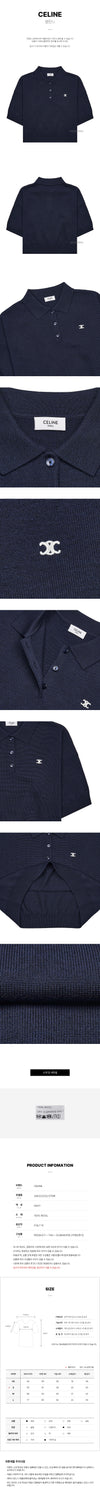CELINE 女性用クロップポロTシャツ 138308872 [P]