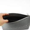 Burberry Clutch Bag Charcoal Grey Leather 47884495 [P]