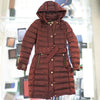 Burberry Ashmoore Long Padded Jacket Burgundy 80154681 69077977 [P]