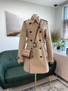 Burberry Women's Trench Coat Harbourne 2 Honey 80355631 60003237 [P]