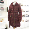Burberry Ashmoore Long Padded Jacket Burgundy 80154681 69077977 [P]