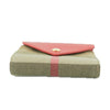 BURBERRY Damentasche 80730861 Lila Rot Canvas Leder 76252734 [P]