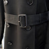 Burberry Check Trench Long Coat HARBOURNE LONG 2 BLACK 80354181 57939963 [P]