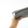 Burberry Clutch Bag Charcoal Grey Leather 47884495 [P]