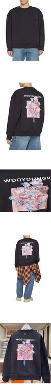 Wooyoungmi 3D Flower Back Logo Men's Sweatshirt 146264034 [P]
