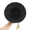 BURBERRY Wool Cashmere Bucket Hat Charcoal Grey 80440771 57701748 [P]
