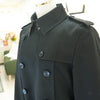Burberry Check Trench Long Coat HARBOURNE LONG 2 BLACK 80354181 57939963 [P]