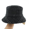 BURBERRY Wool Cashmere Bucket Hat Charcoal Grey 80440771 57701748 [P]