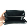 Burberry Zip Around Long Wallet Black Leather 80528851 57705001 [P]
