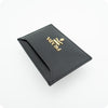 Prada Card Holder 1MC208 Lettering Black Leather 67057332 [P]