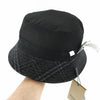 BURBERRY Wool Cashmere Bucket Hat Charcoal Grey 80440771 57701748 [P]