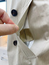 Burberry Harbourne Long Stone Trench Coat 80194141 39327064 [P]