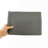 Burberry Clutch Bag Charcoal Grey Leather 47884495 [P]