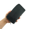 Burberry Zip Around Long Wallet Black Leather 80528851 57705001 [P]
