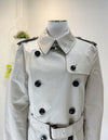 Burberry Harbourne Long Stone Trench Coat 80194141 39327064 [P]