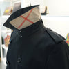Burberry Check Trench Long Coat HARBOURNE LONG 2 BLACK 80354181 57939963 [P]