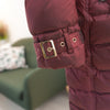 Burberry Ashmoore Long Padded Jacket Burgundy 80154681 69077977 [P]