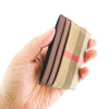 Burberry Card Holder Sandon Tan Leather Fabric 57941894 [P]
