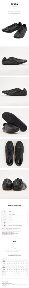Prada Men's Collapsible Leather Sneakers 150481685 [P]