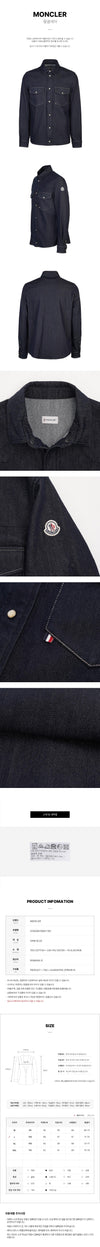 MONCLER Herren Denim Shirt Jacket 160231472 [P]