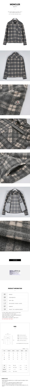 MONCLER チェック オーバーシャツ ジャケット 147627212 [P]