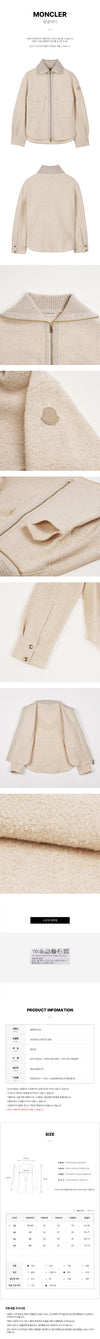 MONCLER 2F00022 597TE 268 FW25 レディース ブークレ ジップシャツジャケット 153577353 [P]