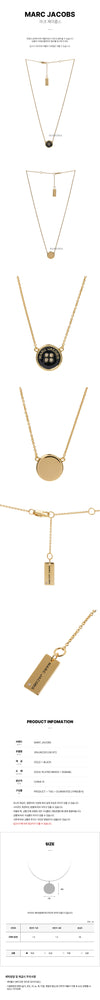 MARC JACOBS ボタンペンダントネックレス 2R4JNC001J38 972 SS25 123539161 [P]