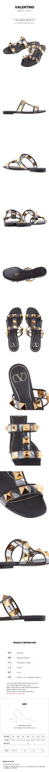 Valentino Women's Roman Stud Sandals 2W0S0BU9 CWS MWP 56247916 [P]