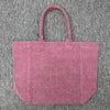 ISABEL MARANT YENKY Logo Stickerei Shopper Bag in Pflaume 123772107 [P]