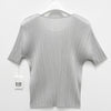 ISSEY MIYAKE 26FW プリーツプリーズ ベーシックトップ / ライトグレー (PP67JK103 10) 159353026 [P]