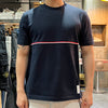 THOM BROWNE T-Shirt mit Streifen in Navy (415) 123479235 [P]