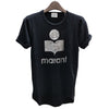 Isabel Marant KOLDI Linen Silver Logo T-Shirt Black 123480947 [P]
