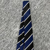 DIOR Regimentale Seidenkrawatte Navy Blau Weiß 161232944 [P]