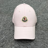 Moncler Gabardine Baseball Cap with Logo Patch in Light Pink 154740782 [P]