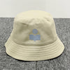 ISABEL MARANT HALEY Bucket Hat Ecru Light Blue 24SS A3C05A ECLU 123475677 [P]