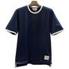Thom Browne Side Slit Ringer T-Shirt Navy 153254599 [P]
