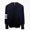 Thom Browne Diagonal Armband 4 Bar Milano Stitch Wool Cardigan Navy stamp: MKC160A 00014 415 139893103 [P]