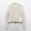 Moncler Geometric Quilted Padded Zip-Up Cardigan White 154740773 [P]