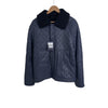 Louis Vuitton Men's Monogram Embossed Shearling Leather Mustang Jacket Navy 54 158520196 [P]