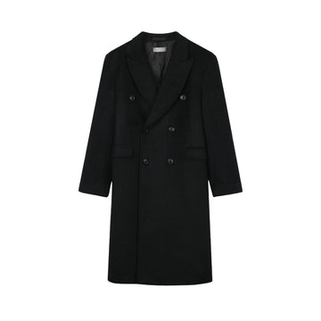 OUR LEGACY Haariger Wollwalmantel Schwarz M4201WB 157797621