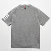 Thom Browne Diagonal Stripe 4-bar Side Slit Short Sleeve T-Shirt Light Gray 153254605 [P]