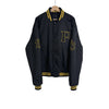 PRADA 男性 ロゴ パッチ リナイロン バーシティ ボンバー ジャケット ブラック 159344918 [P]